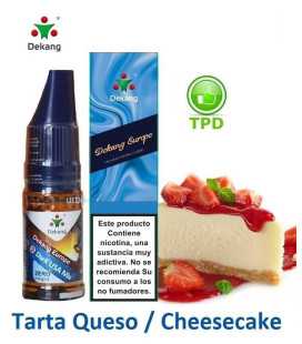 Cheesecake / Tarta de queso Dekang - elíquido Vapeo - Vape