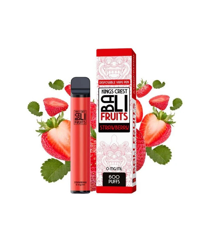 Pod desechable Strawberry 600puffs - Bali Fruits by Kings Crest