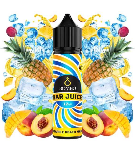 Aroma Pineapple Peach Mango Ice 12ml (Longfill) - Bombo Bar Juice