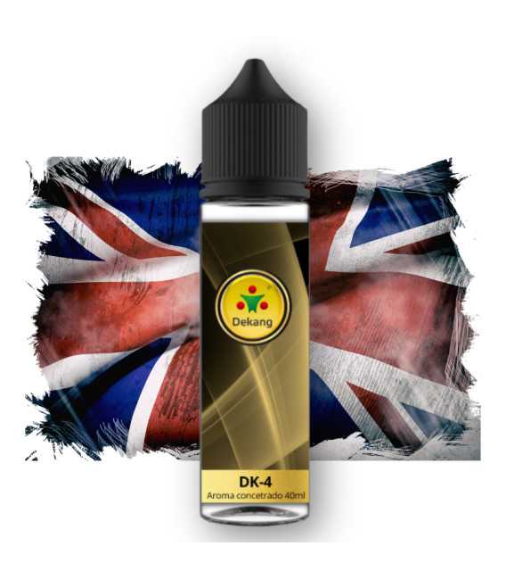 DK4 - Aroma Concentrado 40ml: Aroma intenso con toques de caramelo y vainilla, ideal para una experiencia dulce y equilibrada.